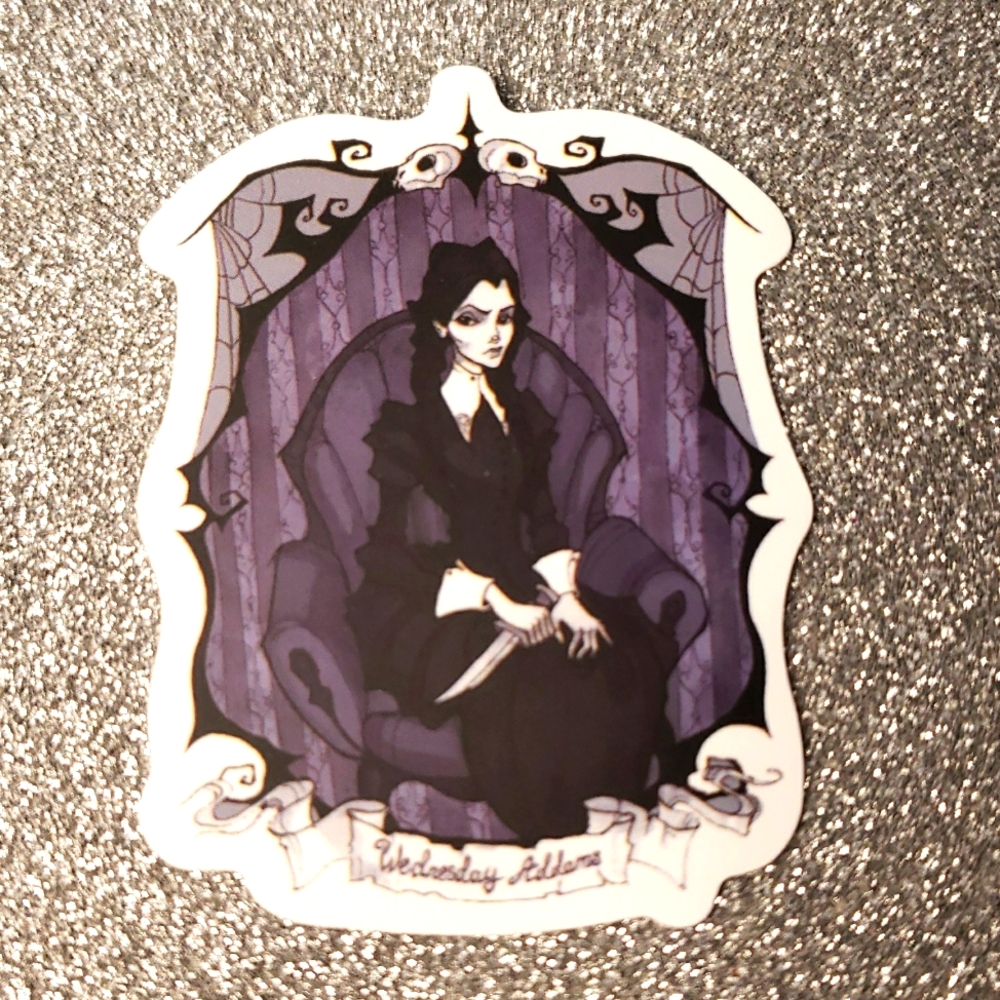 10/$10 ADDAMS FAMILY waterproof sticker